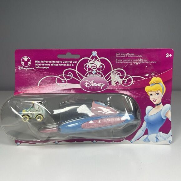 Disney Princess Cinderella Mini Infrared Remote Control Car New - Picture 1 of 9